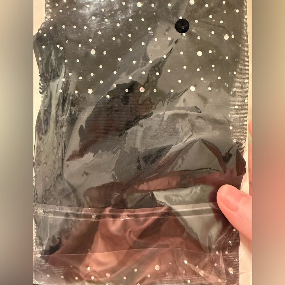 Midnight Shimmer Rhinestone Pantyhose | Leg Avenue Luxe Hosiery O/S NWT - Picture 15 of 16
